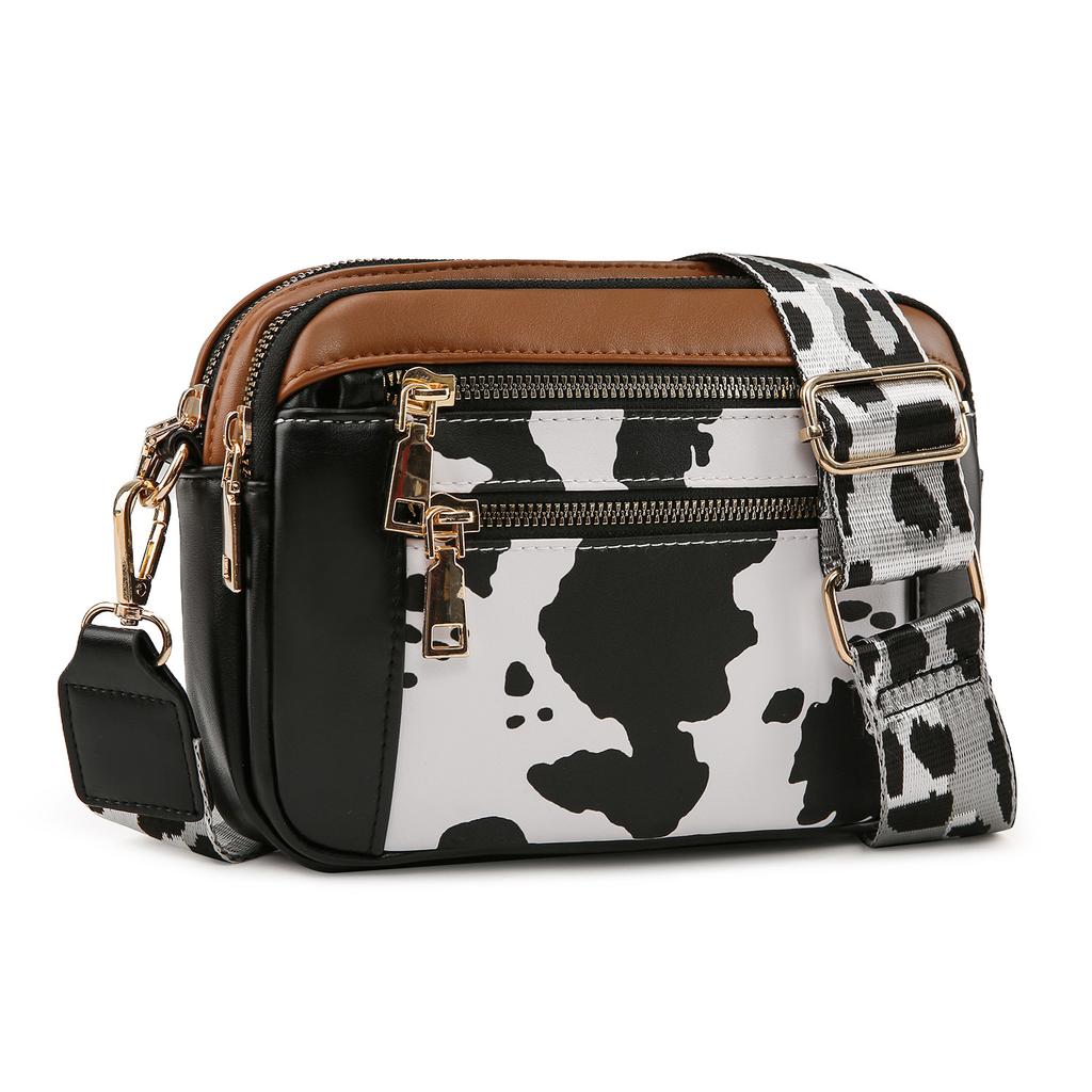 Versatile Casual Pu Women'S Bag, Simple And Advanced Shoulder Bag, Large Capacity Wide Shoulder Strap, Messenger Bag Tide