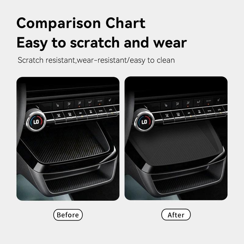 For Chevy Bolt EV 2027 Central Control Phone Non-slip Pad Wireless Charging Pad Protective Mat Interior Accessories