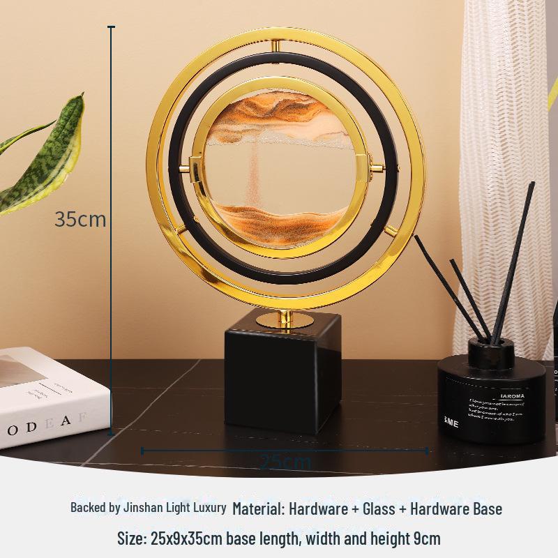 

Элегантная картина «Зыбучий песок» для гостиной, винного шкафа, тумбы под телевизор и офисного декора — роскошный подарок в виде песочных часов