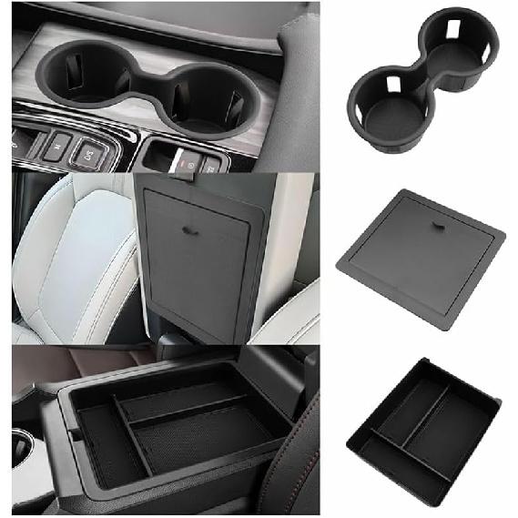 2026 Passport Center Console Cup Holder,For 2026 Honda Passport Accessories TPE Material Cupholder Coaster Liner Compatible With 2026 Honda Passport