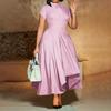 Summer Fashion Temperament High Waist Banquet Swing Dress Elegant Party Dress