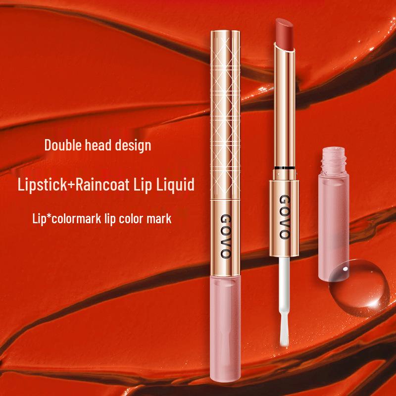 GOVO Jingchun Waterproof Long-Lasting Stiletto Lipstick - Non-Fading, Non-Transfer, Internet Celebrity Beauty