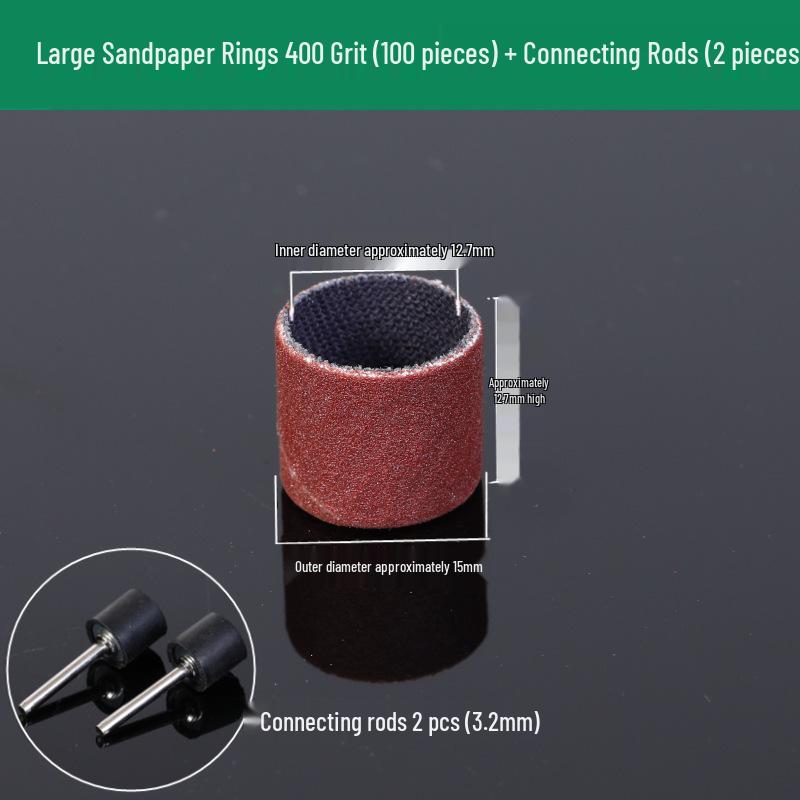 Electric Grinder Sanding Ring & Polishing Tool for Metal, Wood, and Rust Removal