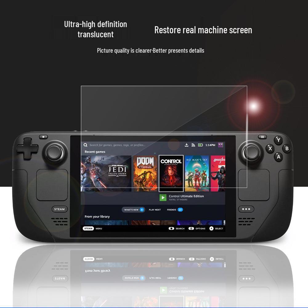 Steam Deck Tempered Glass Screen Protector