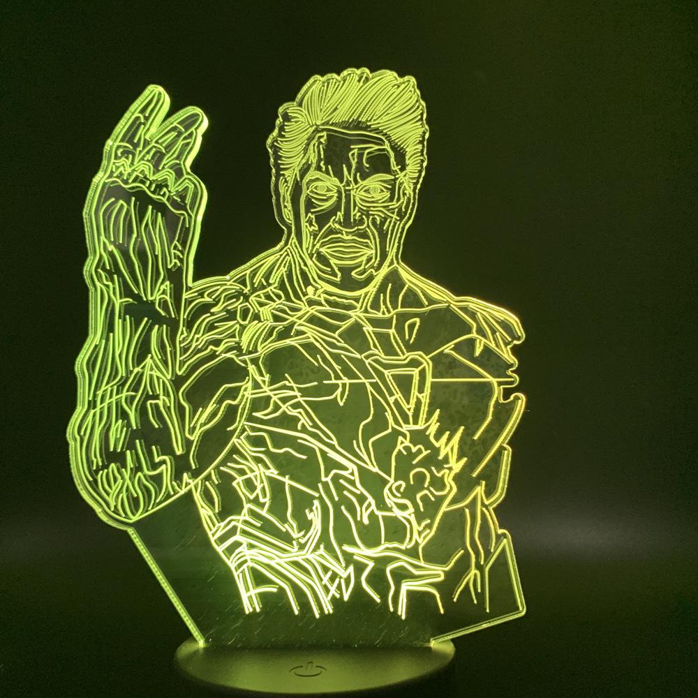 3D Avengers Iron Man & Captain America LED Night Light for Kids