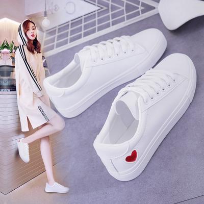 Tide Shoes Love Little White Shoes Women's 2023 Summer New Basic Breathable Korean Version Casual Board Shoes Flat Shoes Women