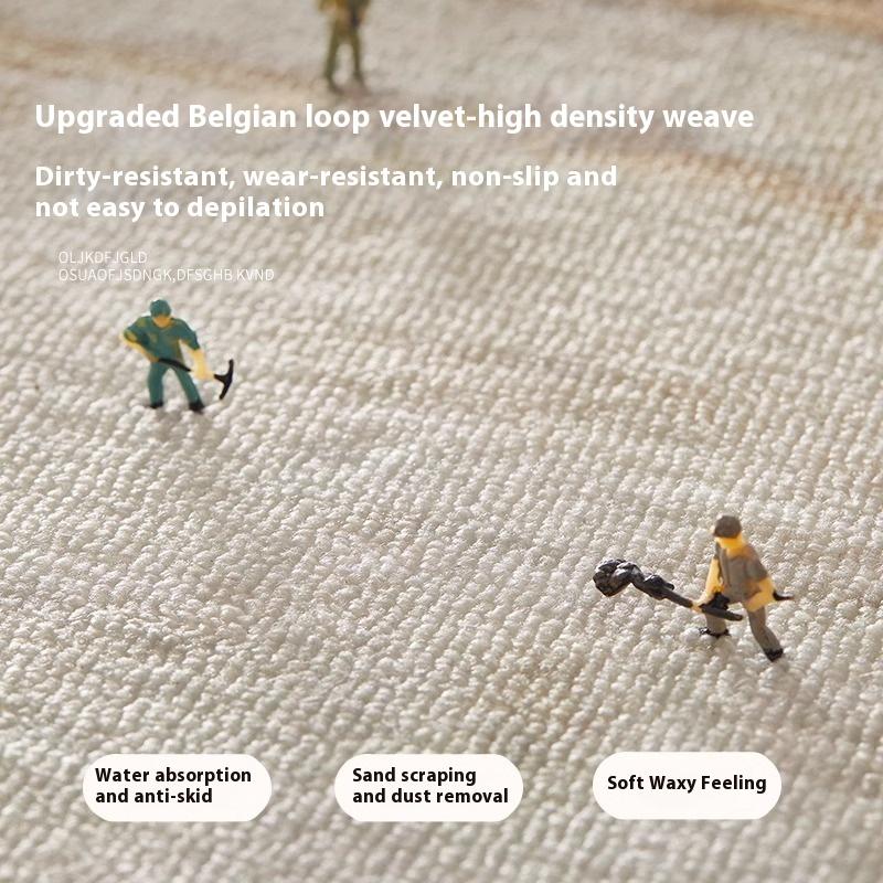 Okrągła wycieraczka w stylu perskim Łatwa w pielęgnacji antypoślizgowa mata dywanik przyłóżkowy do wejść do sypialni Dywan do salonu Dekoracja domu w stylu vintage