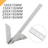 Durable Center Gauge High Accuracy Center Angle Gauge Protractor Angle Ruler Round Bar Marking Center Finder