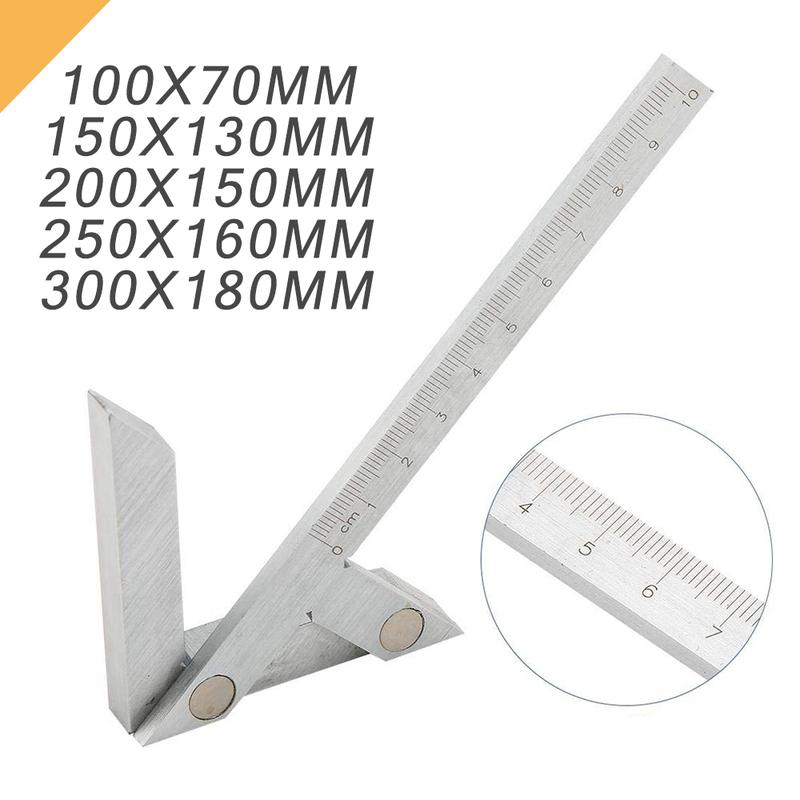 Durable Center Gauge High Accuracy Center Angle Gauge Protractor Angle Ruler Round Bar Marking Center Finder 100x70