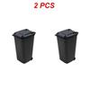 Mini Desktop Trash Can 3color Garbage Storage Box Living Room Coffee Table with Cover Small Paper Basket Plastic Garbage Bag