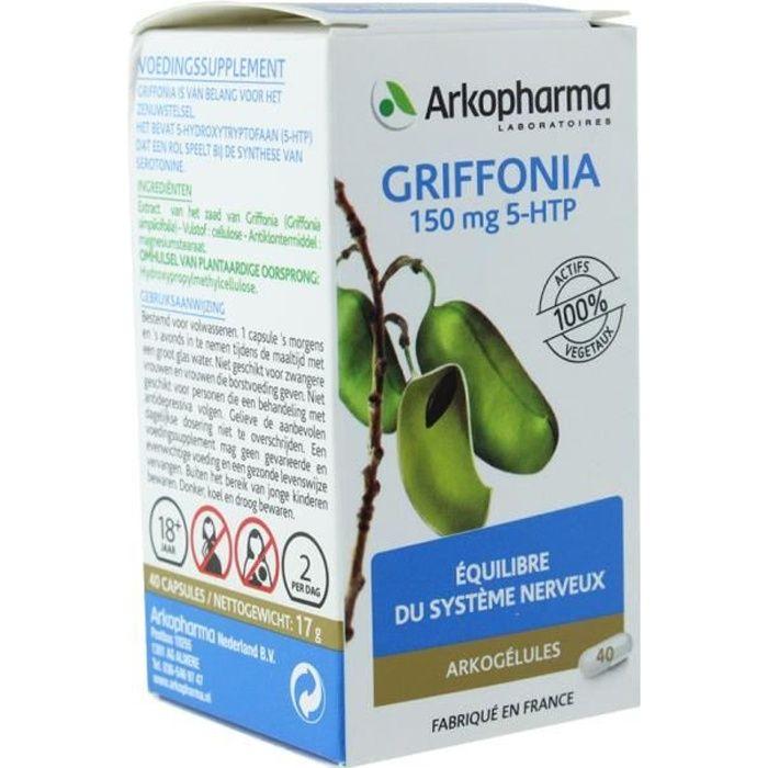 Arkopharma Arkogélules Griffonia 40 Gélules