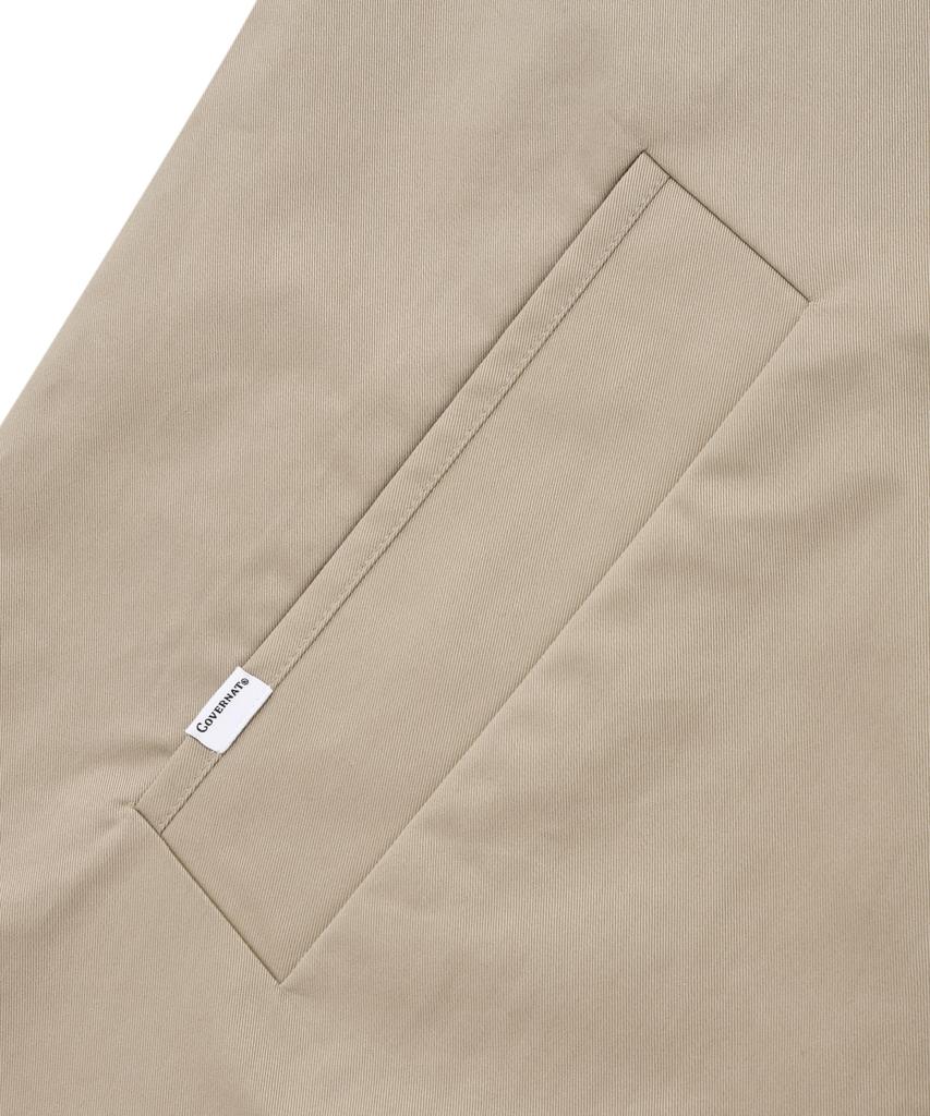 Covernat Oversized Raglan Single Coat Beige