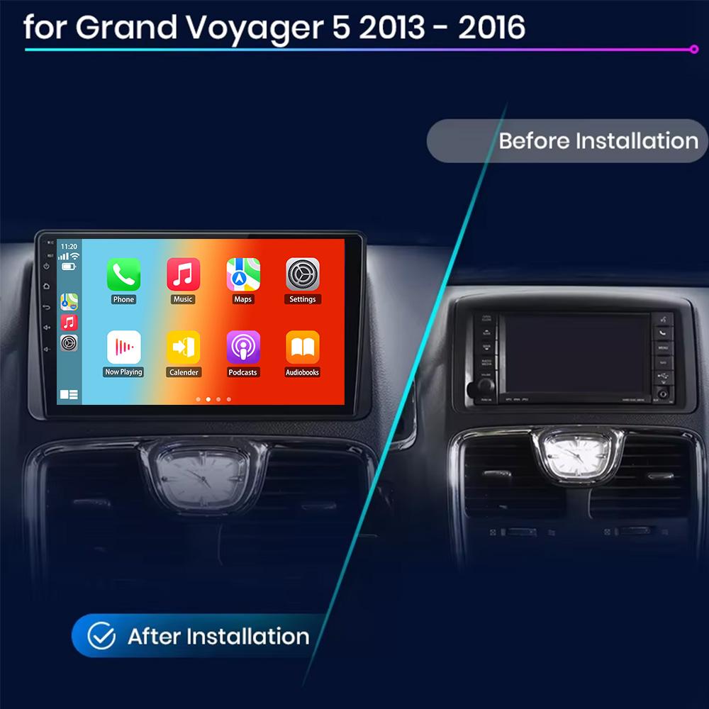 Car Radio Android for Chrysler Grand Voyager 5 2011-2015 Multimedia Video Player Navigation GPS Wireless Carplay WIFI 2DIN
