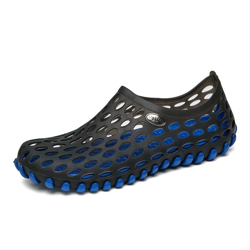 2024 Summer Foreign Trade Explosion Hot Sale Couple Hole Shoes Hollow Breathable Men's Sandals Beach Foot Shoes Women's