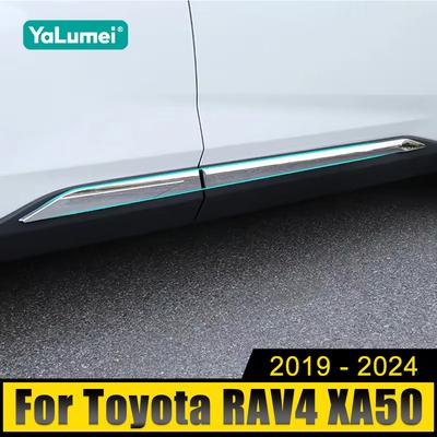 Pro Toyota RAV4 XA50 2019 2020 2021 2022 2023 2024 Hybrid ABS Auto Boční Dveře Karoserie Ochranná Lišta proti Poškrábání Samolepka