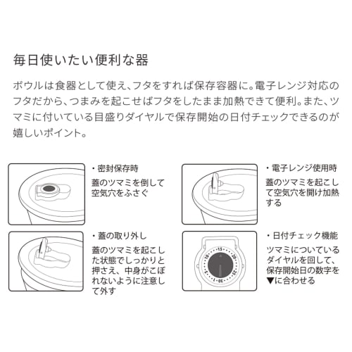 Aito Seisakusho "Blossom" 3-Piece Storage Container Set with Lid, Small Bowl, and Blue Flower Design. Navy, Blue/Green/Gray. Mino Ware. Dishwasher and