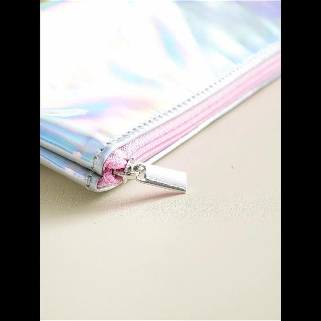[K-Stationery] Estuche Holográfico Tweety de Looney Tunes de Daiso Corea - Lindo Material Escolar de Papelería Coreana