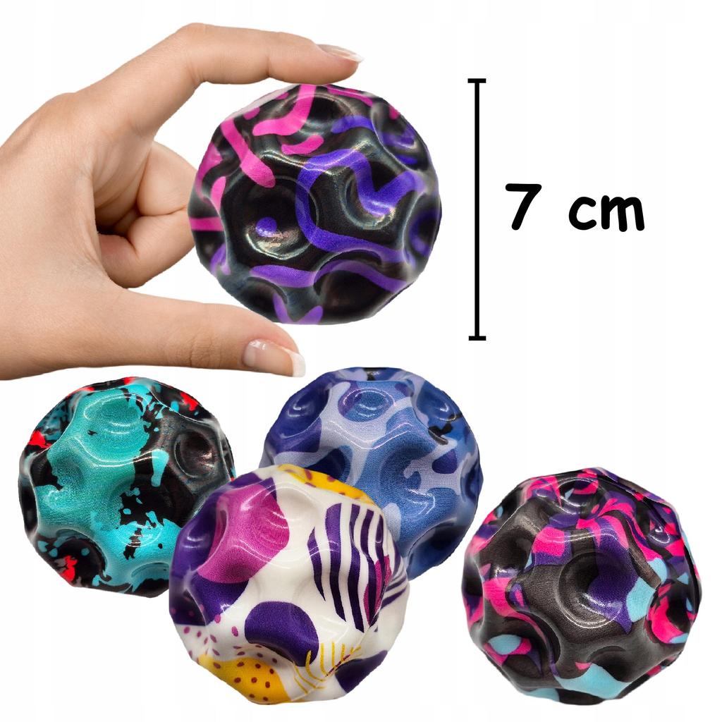 Piłka Galaktyczna Skacząca Meteor Kosmiczna Piłeczka Galaxy Ball 7 Cm
