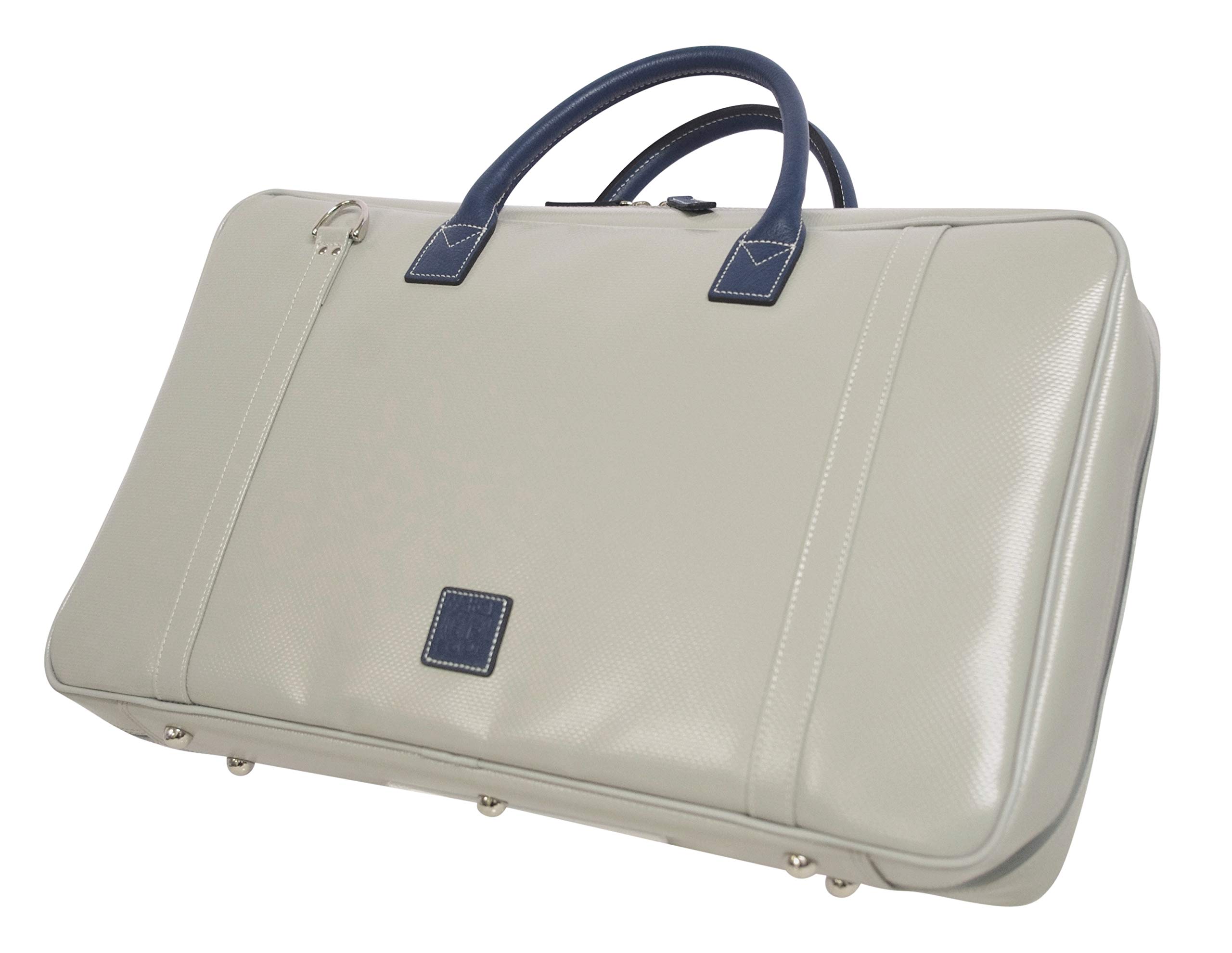 

NAHOK backpack compatible score briefcase [Ludwigwf] (compatible with flute C tube & H tube) matte light graynavy [German waterproof fabric x special