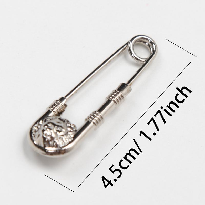 New Retro Style Brooch Pin Fashion DIY Safety Pins Women Waist Closing Artifact Men Suit Jacket Decoration Simple Anime Jewelry