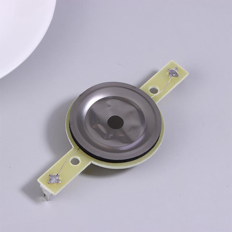 2Pcs 25.4Mm Tweeters Voice Coil Round Speaker Treble Coil Horn Titanium Film Copper Clad Alumium Diaphragm Repair Parts