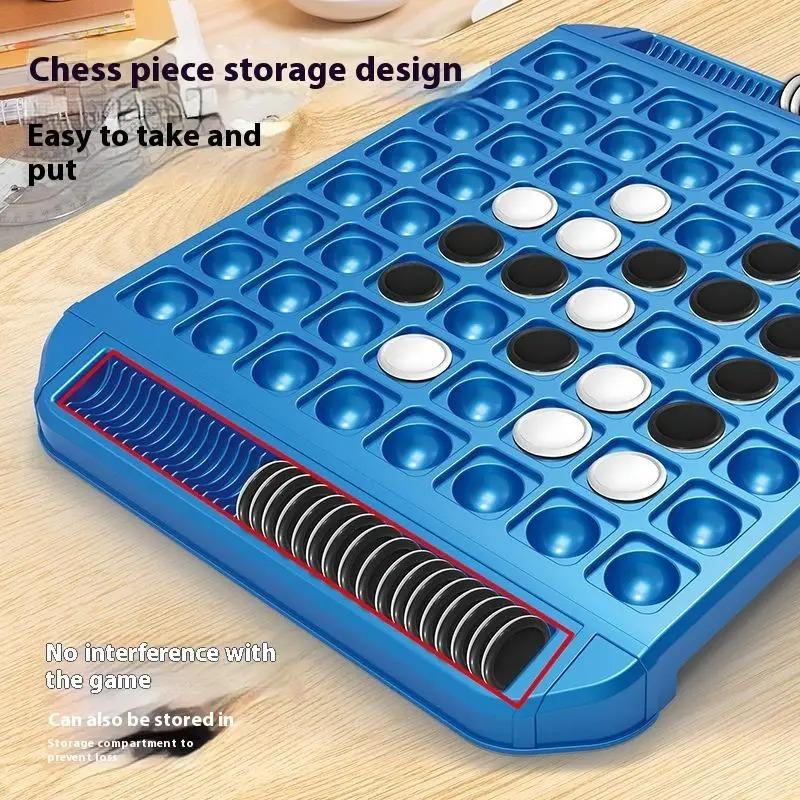 Travel-Friendly Chess Board Flip Chess Game Educational Memory Challenge Toy For Toddlers Cartoon Flipping Chess For 2 For Kids