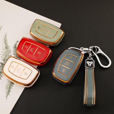TPU Автомобіль дистанційного ключа Vover Key Case для Hyundai Tucson Sonata Santa Fe Elantra Accent Solaris Verna ix25 ix35 i20 i30 i40 Keyless