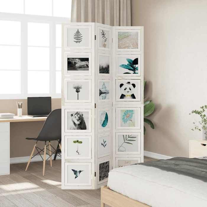 VidaXL Room Divider 3 Panels, Bedroom Screen, Room Separator Panel, Privacy Screen Living Room Office, 358687