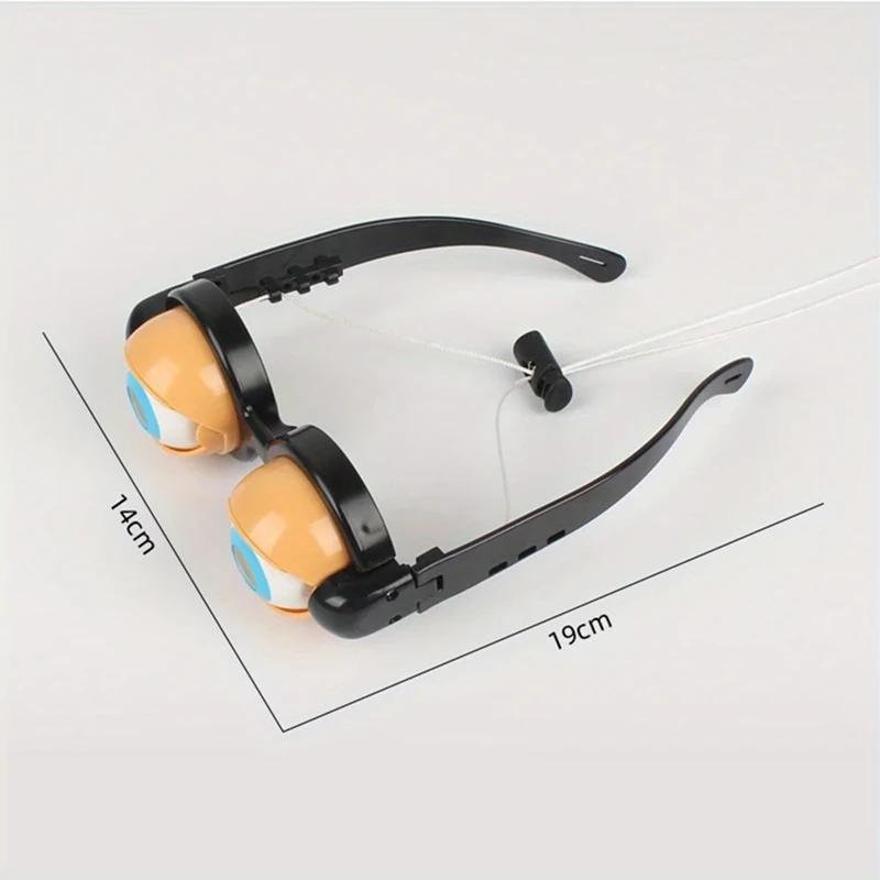 1 Stück Lustige Brille für Kinder Verrückte Kulleraugen Brille mit Blinzelndem Augapfel Neuheit Halloween Weihnachtsgeschenke Streichrequisiten