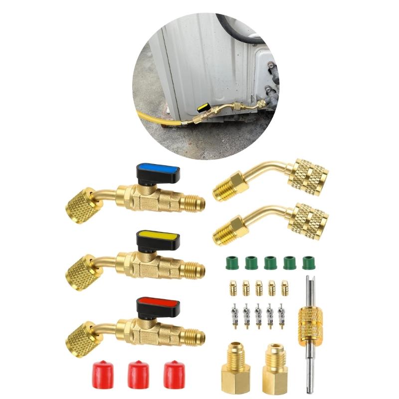 Maintenance Tool Cooling System Tool Refrigerant Adapter Valves Core and Remover Perfect for Cooling System Maintenance