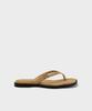 Khiho Eyelet Flip-Flops Beige