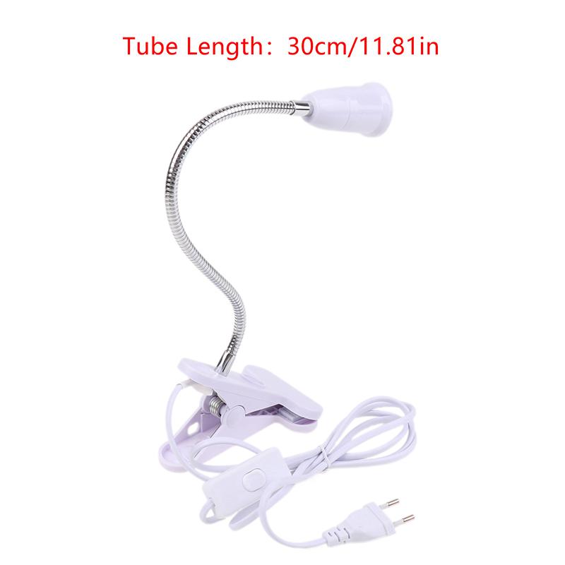 1.8M E27 Clamp Lamp Socket 360° Rotatable With Eu Plug Switch Wire Hanging Led Holder Indoor Lighting Fixture Attachment