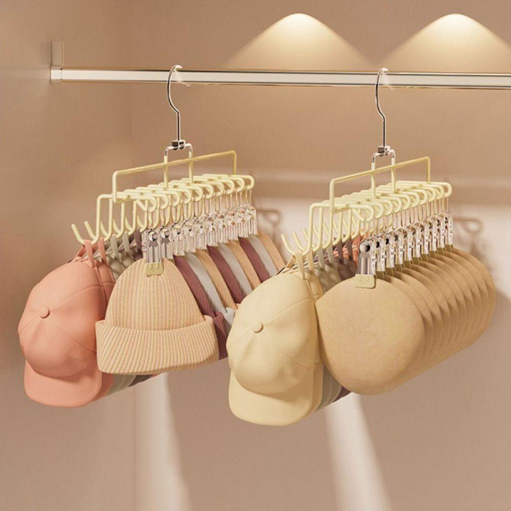 Hanging Baseball Hat Organizer Rack Portable Clothes Clip Multifunctional Towel Hanger Clip  Sock