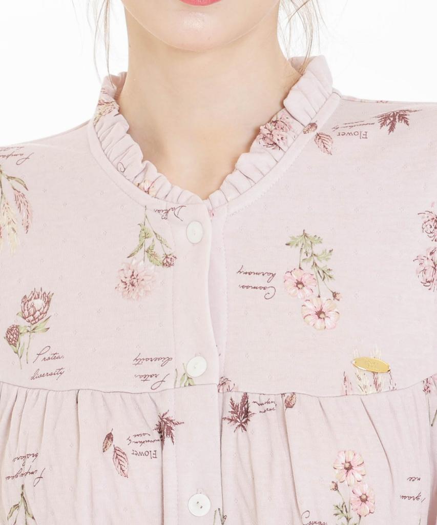 Autumn Flower Dress [Narue] Cotton-knit