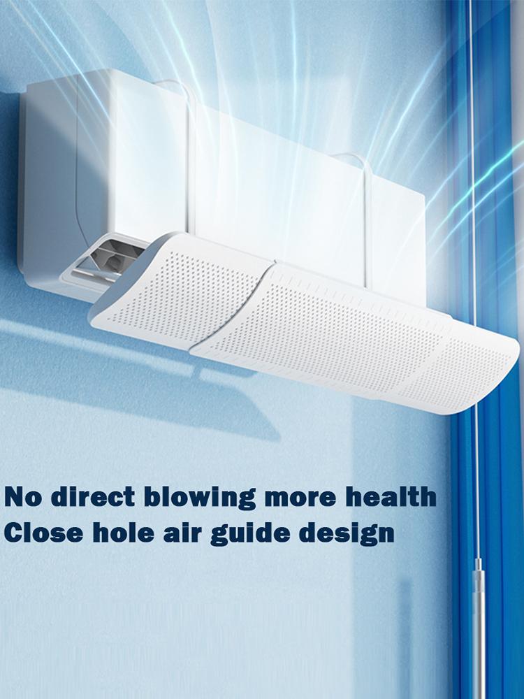 Air Conditioning Baffle Hanging-type Air Conditioner Wind Deflector Adjustable Punch-free Equipment for Household Accessories
