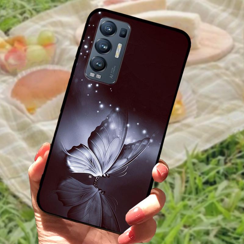 For OPPO Find X3 Neo Case Cover Silicone Soft Marble Black Bumper Funda Coque for Oppo Find X3 Lite Protective Capa FindX3 Neo