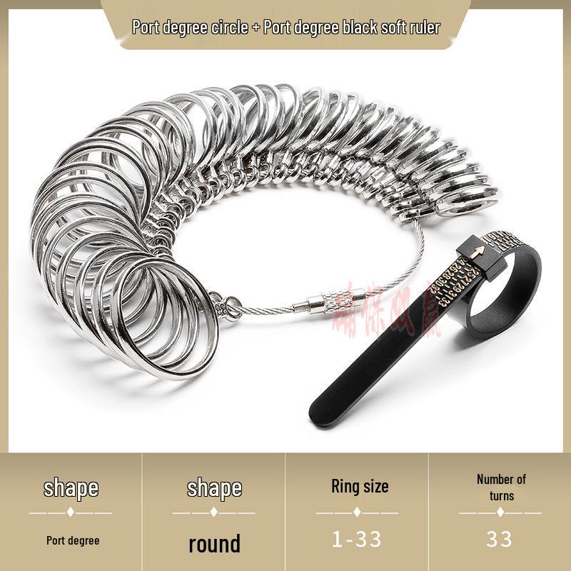 Soft Ring Size Measuring Tool - Accurate Finger Ruler for UK, Europe, Japan, Korea, Hong Kong