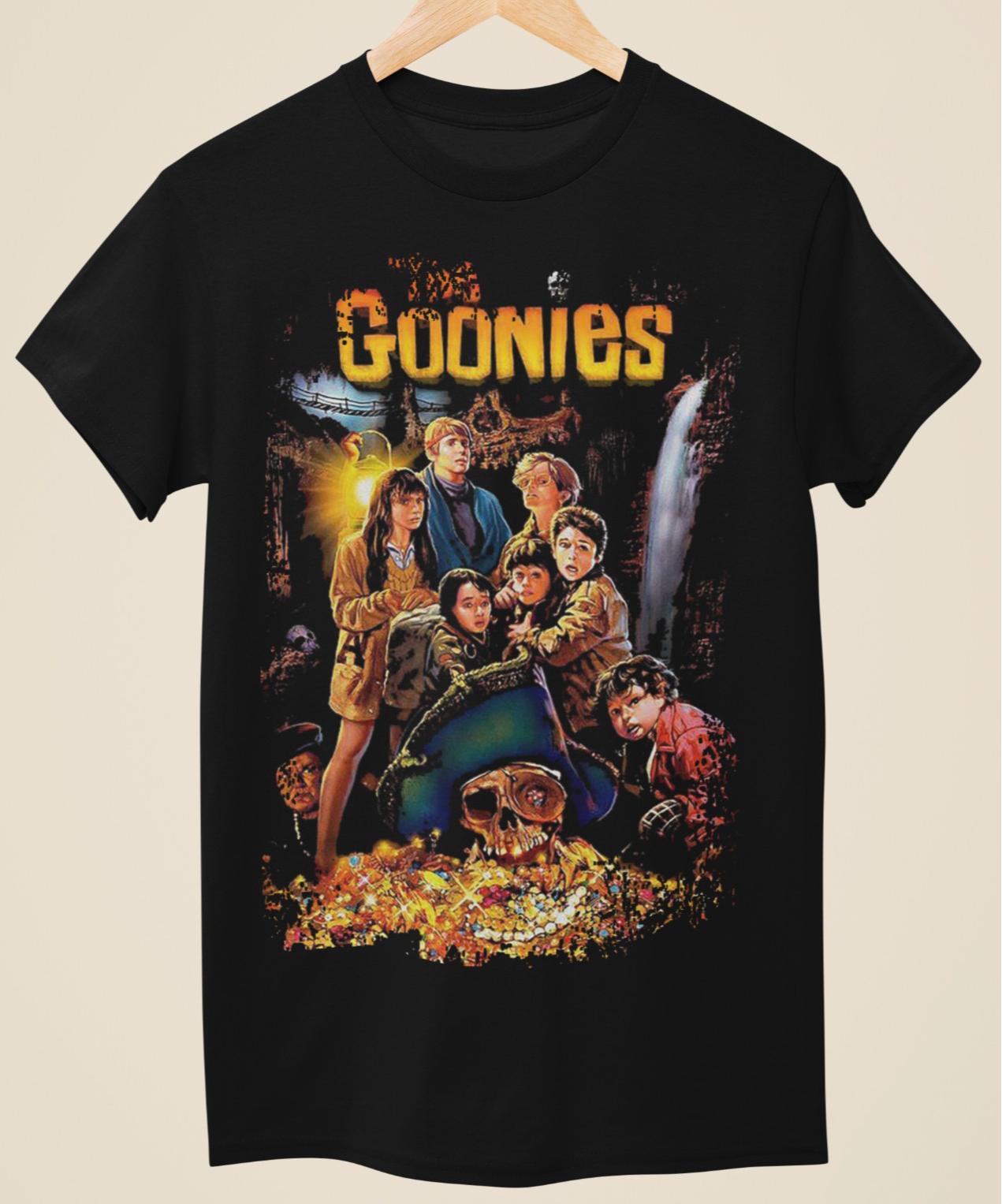 2026 Adventure Movie The Goonies Poster Inspiration Treasure Pattern Printing Unisex Tshirt Shirt Retro Street Tshirt Summer S