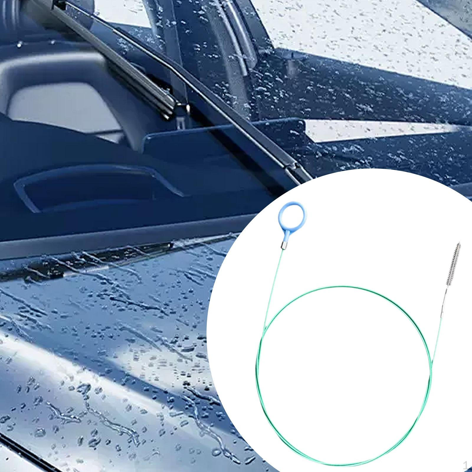 

Инструмент для очистки сливов в люке автомобиля, гибкая щетка для автомобильной трубки, очиститель для лобового стекла, длинный очиститель для труб 393.70inch