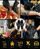 Manlong Black Nitrile Disposable Gloves, Oil & Acid Resistant, Wear-Resistant for Tattooing, Hair Dyeing & Car Repair 