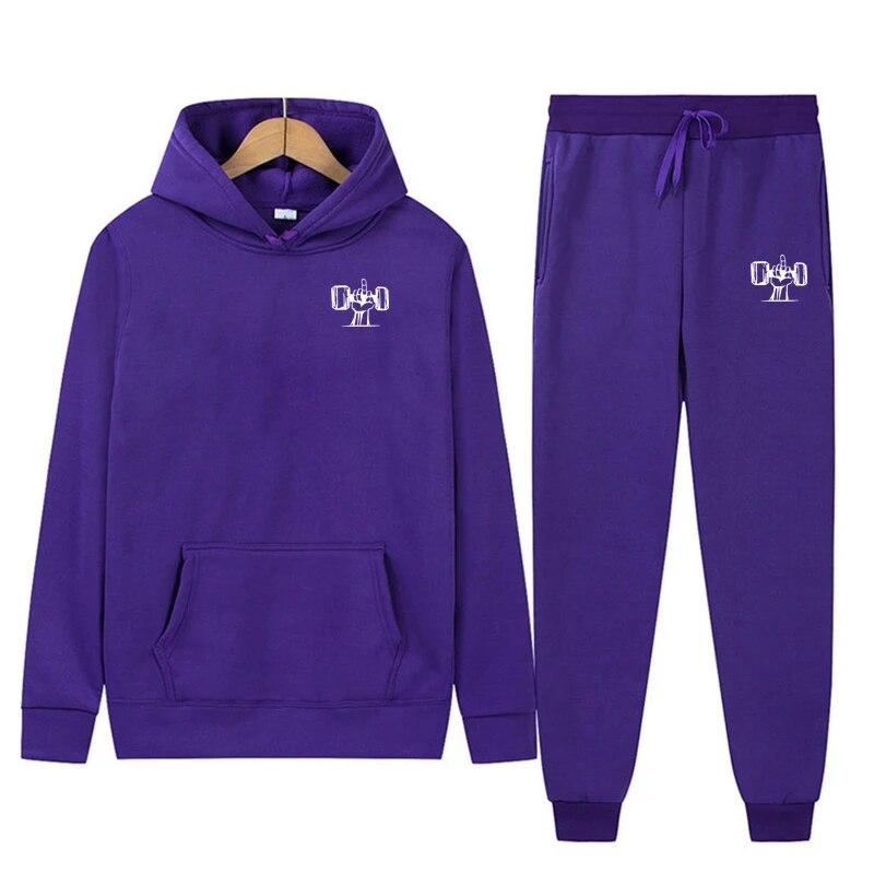 2023 New Men's Women's Sets Clothes Hoodies Pants 2 Piece Set Warm Ladies Printed Women Outfits Matching Suit Women Tracksuit