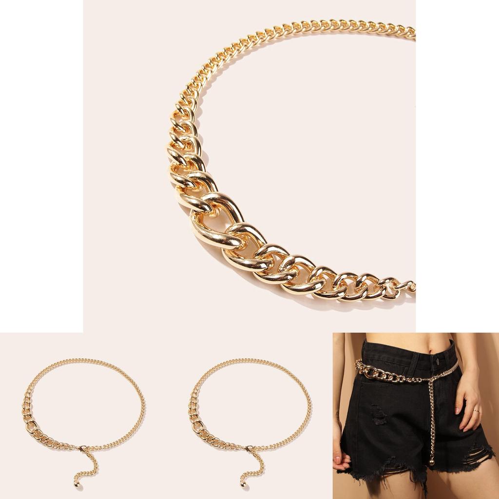 Aluminum Link Waist Chain For Women With Feminine Design Perfect For Spring And Summer