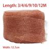 4 Wire Copper Mesh Filter Woven Wire Screen Filter For Distillation Insect-proof  Copper Wire Mesh Width 12.7cm Column Packing
