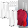 Acrylic Hat Organizer,Acrylic Hat Hooks For Wall, Adhesive Acrylic Hat Stand For Baseball Caps, Sturdy Acrylic Wall Mounted Hat Hook No Drilling