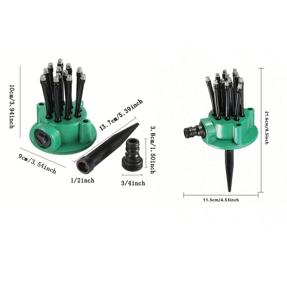 Large Area Garden Sprinkler Rotating Nozzle Lawn Sprinkler Watering System