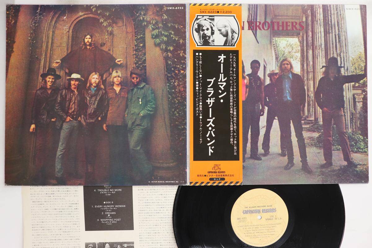 

LP Record ALLMAN BROTHERS BAND - Allman Brothers Band SWX6223 CAPRICORN 1975 Japan Obi Rock Used