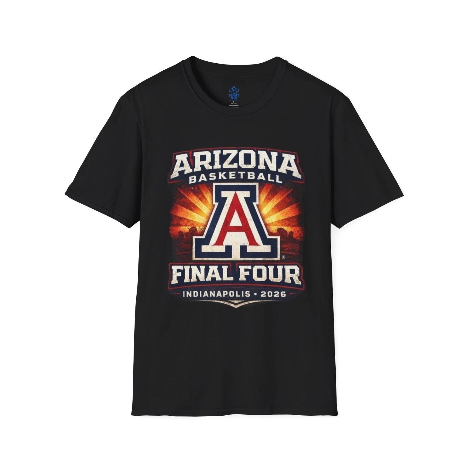 Arizona Final Four Two Big Prints U of A T shirt 3XL