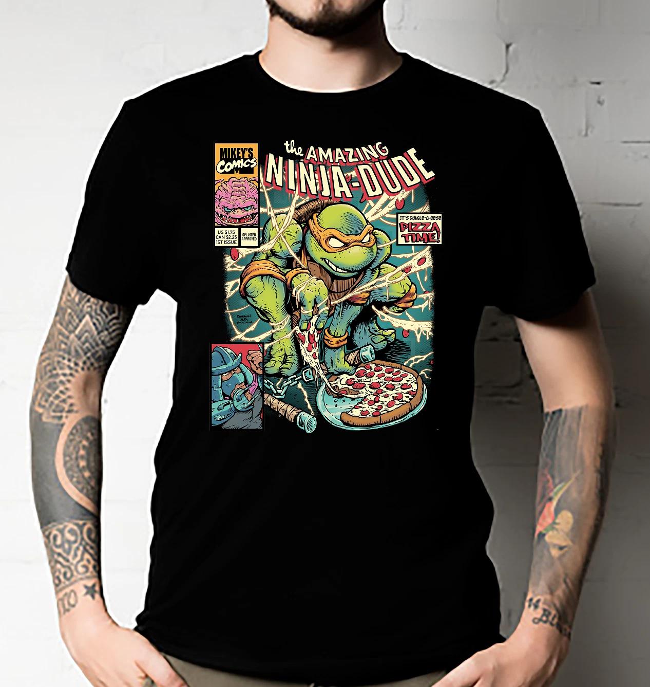 Men s and Women s T-shirts The Amazing Ninja Dude Classic S