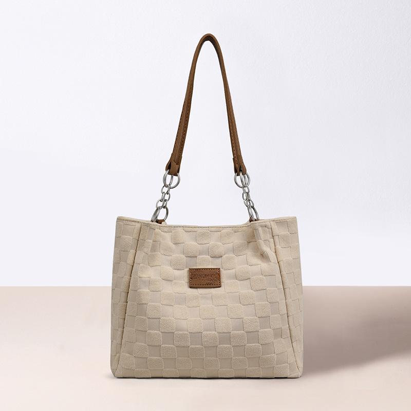 

Сумка женская универсальная холщовая сумка через плечо простая нишевая повседневная сумка-тоут