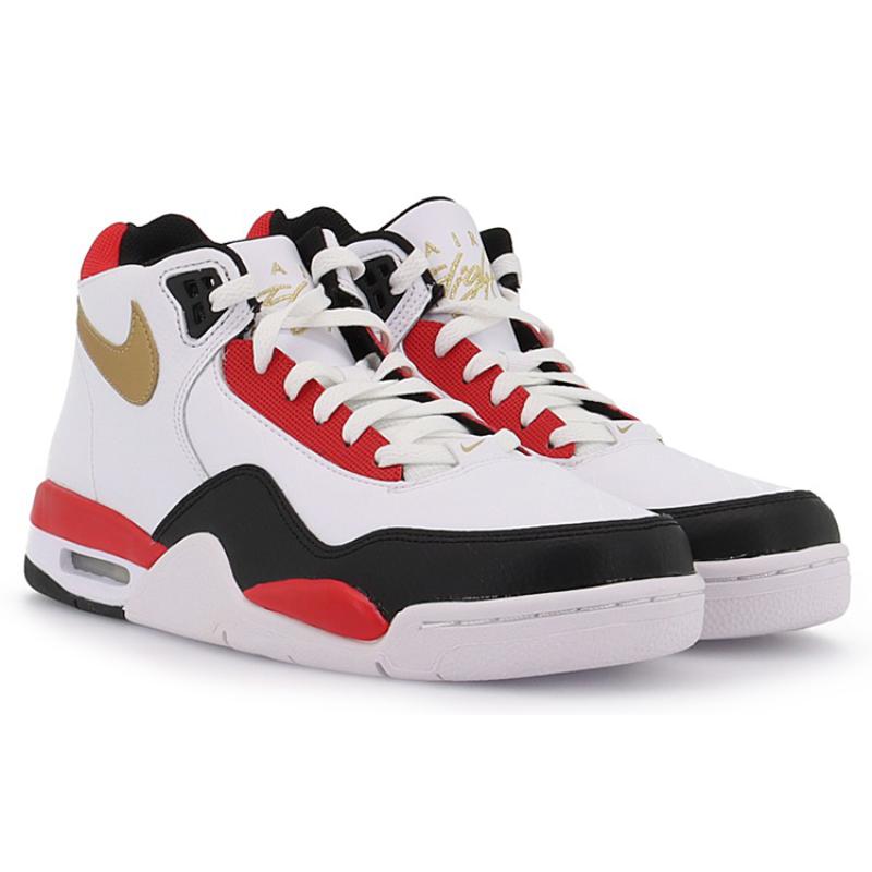 Nike Flight Legacy White Red Black Sneakers DD8493-169